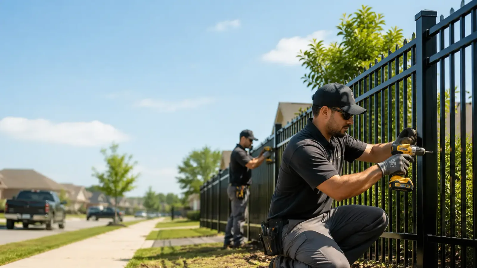 Metal Fence Installation in West Columbia, TX